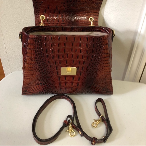 BRAHMIN BRINLEY SATCHEL PURSE - Picture 5 of 8